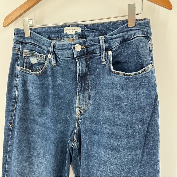 GA 12 31x33 Good Flare With Trouser Hem Indigo132 American blue - Picture 3 of 9